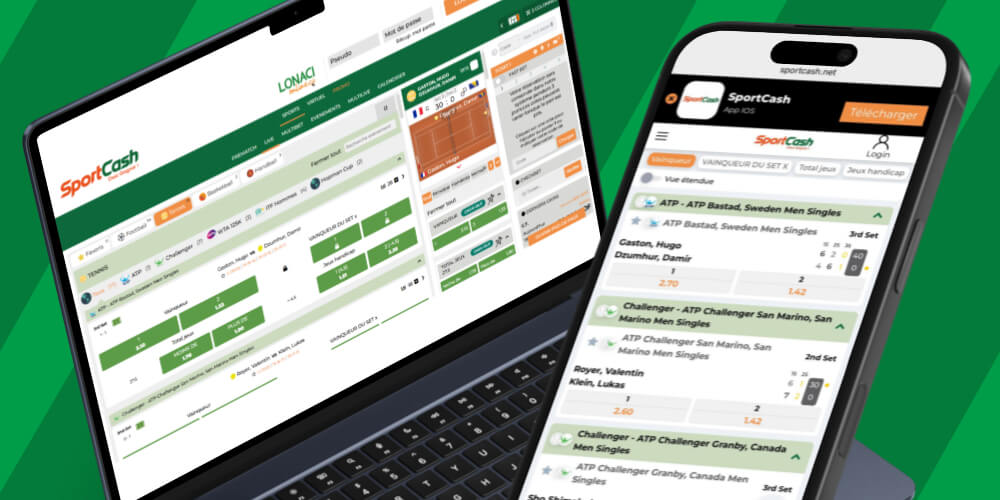 Allez sur le site officiel de SportCash