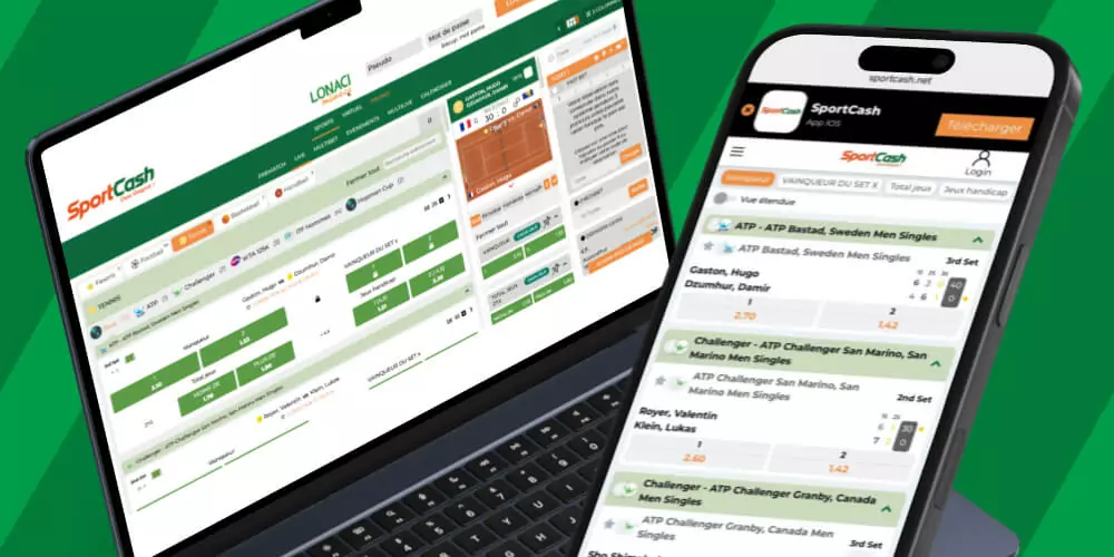 Allez sur le site officiel de SportCash