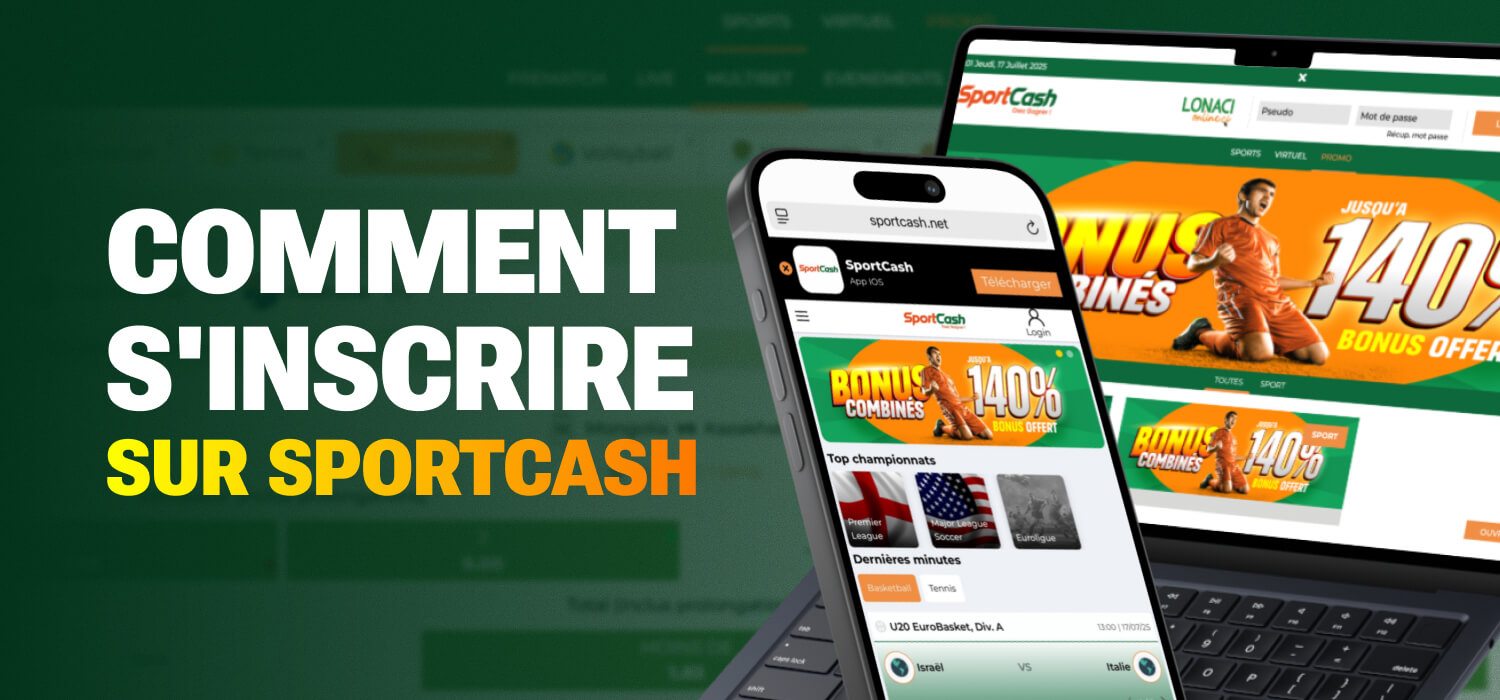 Comment s'inscrire sur SportCash