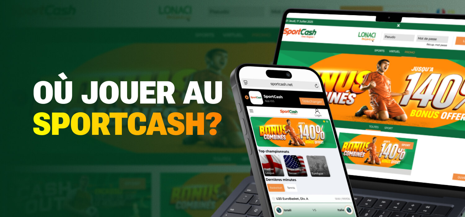 Où jouer au SportCash